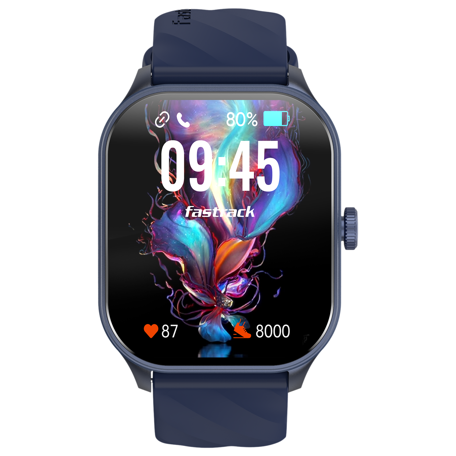 Buy Fastrack Reflex Play Plus Power Smartwatch with Bluetooth Calling 49.78mm Super AMOLED Display IP68 Water Resistant Blue Strap Online Croma